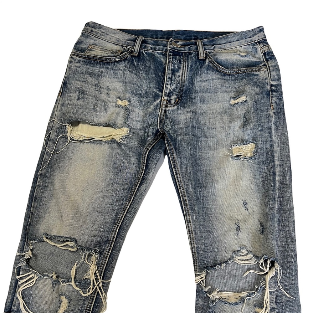 MNML.LA Distressed Denim